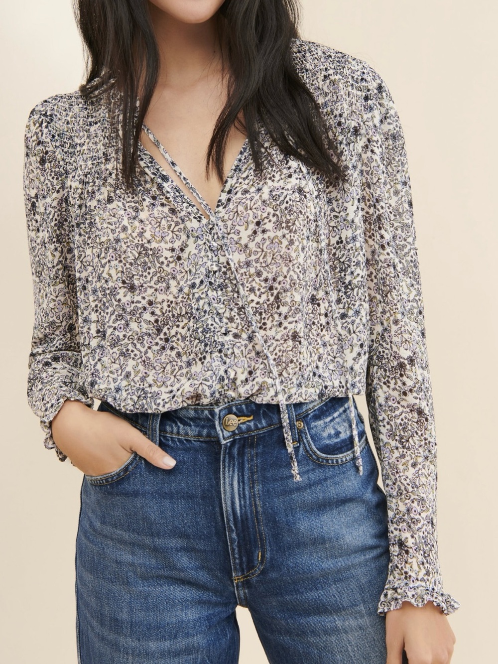 Free People Lela Blouse